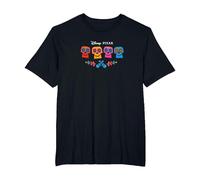Pixar Coco Full Color Logo T-Shirt, Herren Große Größen, Schwarz, 5X Tall