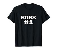 Pixel Boss #1 - Lustiges Gamer Retro Design T-Shirt