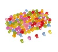 PIXZCSA Bunte Harzknöpfe, Mini Harzknöpfe mit 2 Löchern - ideal für Kinder zum Nähen, Basteln, Puppenmachen, Scrapbooking und DIY Projekten. Anleitung für Kinderknöpfe.