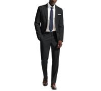 PJ PAUL JONES Herren Anzug 2 Teilig Slim Fit Modern Suits | Klassisch Einfarbig Herrenanzug | Anzug-Set für Business Smoking Party | Sakko Hose Hochzeitsanzug mit 2 Knöpfe