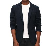 PJ PAUL JONES Herren Casual Knit Blazer Anzugjacken Zwei Knöpfe Leichter Ungefütterter Sportmantel, Marineblau, L