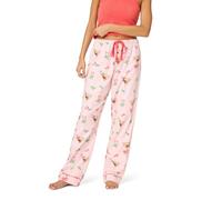 PJ Salvage Damen Flannel Drawstring Pajama Pant Bottom Pyjamahose, Rosa Tanzen, M