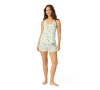PJ Salvage Damen-Pyjama-Set mit Cool-Touch-Tanktop aus Jersey, 2-teilig, Eisblau, S