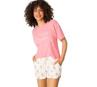 PJ Salvage Damen-T-Shirt mit Aufdruck "Western Blooms Howdy Darlin", Berry Kiss, X-Klein