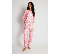 PJ Salvage Pyjama-Hose in Rosa - Größe S | Damen Loungewear