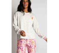PJ Salvage Pyjama-Oberteil in Grau - Größe XS | Damen Loungewear