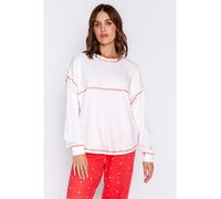 PJ Salvage Pyjama-Oberteil in Weiß - Größe XL | Damen Loungewear