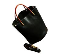 Pjeghbvop Retro Damenhandtasche aus PU Leder, leichte Umhängetasche, funktionale, geräumige Arbeits Essential Handtasche für Damen