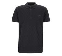 BOSS Porsche x BOSS Poloshirt mit Pasha-Muster - Style PL_PS Icons70 Jacq, 50570908 Schwarz M