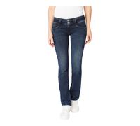 Straight-Jeans PEPE JEANS "GEN" Gr. 29, Länge 30, blau (d45 str 8dip royal dark) Damen Jeans Röhrenjeans in schöner Qualtät mit geradem Bein und Doppel-Knopf-Bund (589491-29)