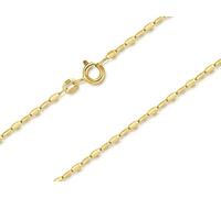 Plättchenkette Armband Breite 1,9mm | aus echt 585 Gold | hochglanzpoliertes Armband | Echtgold mit Federringverschluß