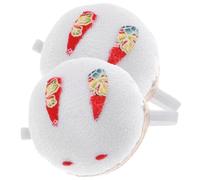 PLAFOPE 2 Stück Kompaktes Handgelenk nadelkissen für Nähen und Stickerei Kleines Tragbares Nadelkissen mit Süßem Design Praktisches Zubehör für DIY Handarbeit und Kreuzstich für Anfänger