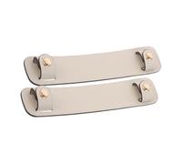 PLAFOPE 2 Stück PU Leder Schulterpolster für Taschen Abnehmbarer Gepolsterter Schultergurt-schoner mit Rutschfester Oberfläche Druckentlastende Schulterpolster für Umhänge Handtaschen in