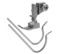 PLAFOPE Offener Obertransportfuß Nähfuß mit Linker und Rechter Führung Kohlenstoffstahl für Quilt und Patchworkmaschinen Universell für Heimtextilien und Bekleidung