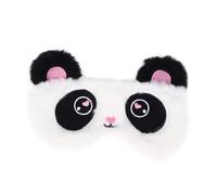 PLAFOPE Panda Augenmaske Schlafmaske Verdunkelnde Weiche Plüsch Augenabdeckung Bequeme Schlaf Augenbinde Für Frauen Und Mädchen Lichtdicht Für Reise Und Entspannung