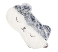 PLAFOPE Plüsch Schlafmaske Tiermotiv mit Elastischem Band Weiche Augenbinde für Damen und Mädchen Waschbare Schlaf Augenmaske für Reisen und Nickerchen