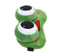 PLAFOPE Schlafmaske Cartoon Frosch Mit Gelkissen Weiche Augenbinde Lichtundurchlässig Für Reisen Hotel Büro Nickerchen