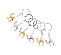 PLAFOPE Süße Kamel Schlüsselanhänger 6er Pack Schlüsselanhänger Accessoires für Frauen aus Zinklegierung, geeignet als Festivaldekoration und Souvenir