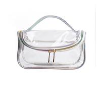 PLAFOPE Transparente Kulturbeutel aus Pu Tragbare Kosmetiktasche für Damen mit Großem Fassungsvermögen für Reise-aufbewahrung von Pflegeprodukten Ultraleicht und Praktisch für Unterwegs