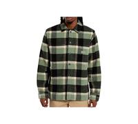 PLAID COALING LS SHIRT L