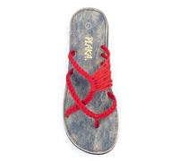 Plaka Damen Flip Flops Sandalen Oceanside | Elegante Sommersandalen für Damen, bequeme Riemchensandalen, lässige Flip-Flops