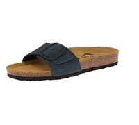 PLAKTON 181018 Bis 3 Nobuck - Damen Pantolette - Atlantic, Größe:40 EU