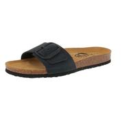 PLAKTON 181018 Bis 3 Nobuck - Damen Pantolette - Marino, Größe:38 EU