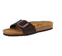 PLAKTON 181018 Bis 3 Nobuck - Damen Pantolette - Marron, Größe:40 EU