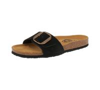 Plakton 181018 Bis 3 Nobuck - Damen Pantolette - Negro für Damen, schwarz, Größe 39 EU