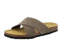 PLAKTON 181051 Nobuck KAKI Pantoletten Bibi grün grün Gr. 40