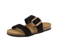 Plakton 183004 Rock Nobuck - Damen Schuhe Pantoletten - Negro für Damen, schwarz, Größe 42 EU