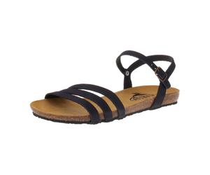 Plakton 575080 Mam Alou Nobuck - Damen Schuhe Sandaletten - Blu für Damen, blau, Größe 36 EU