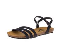 Plakton 575080 Mam Alou Nobuck - Damen Schuhe Sandaletten - Blu für Damen, blau, Größe 38 EU
