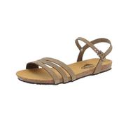 PLAKTON 575080 Mam Alou Nobuck - Damen Schuhe Sandaletten - Kaki, Größe:38 EU
