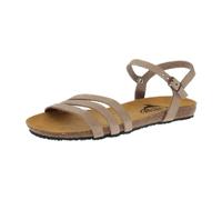 Plakton 575080 Mam Alou Nobuck - Damen Schuhe Sandaletten - Taupe für Damen, beige, Größe 41 EU
