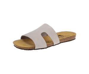 Plakton 575444 Mam Pali Nobuck - Damen Schuhe Pantoletten - Perla für Damen, grau, Größe 41 EU