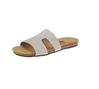 PLAKTON 575444 Mam Pali Nobuck - Damen Schuhe Pantoletten - Perla, Größe:42 EU