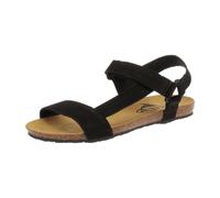 Plakton 576127 Mam Benisa Nobuck - Damen Schuhe Sandaletten - Negro für Damen, schwarz, Größe 37 EU