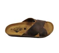 Plakton Benito Apure Leder Pantolette Sandalette - beige - 42