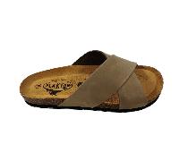 Plakton Bibi Nobuck 2 Damen Leder Pantolette Sandalette grün 37