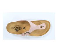 Plakton Bolero Nobuck 2 Damen Leder Zehenstegsandale - rosa - 38