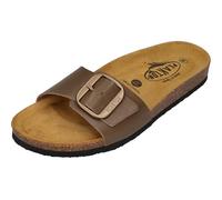 PLAKTON Damen Pantoletten BIS 3 181018 kaki, Größe:40 EU