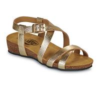 Plakton Flache Sandalen NEMO in Gold 40