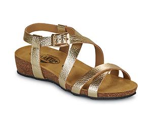 Plakton Flache Sandalen NEMO in Gold 40