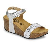 Plakton Keilabsatzsandalen SO KISS in Silbern 40