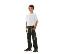 Planam Junior Bundhose anthrazit/gelb 134/140