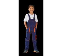 Planam Junior Latzhose marine/orange 146/152