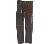 Planam Kinder-Bundhose Gr. 110/116 oliv/orange