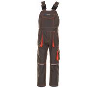 Planam Kinder-Latzhose zweifarbig Gr. 134/140 oliv/orange