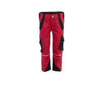 Planam Norit Kids Bundhose rot/schwarz 86/92